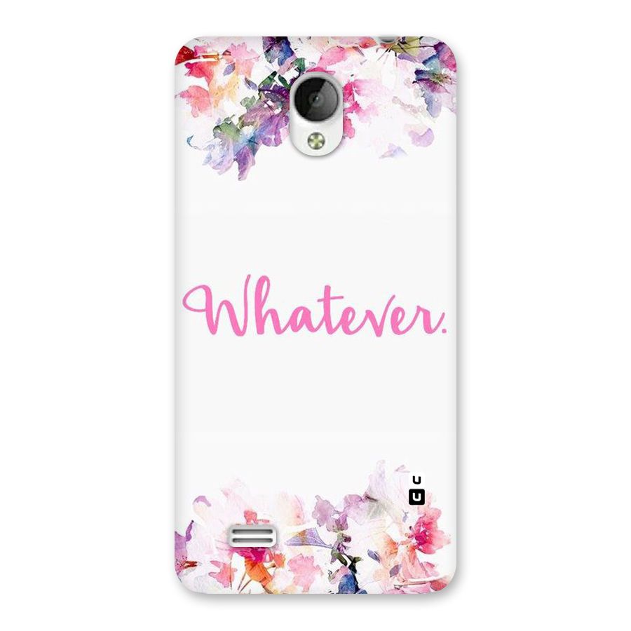 Flower Whatever Back Case for Vivo Y21