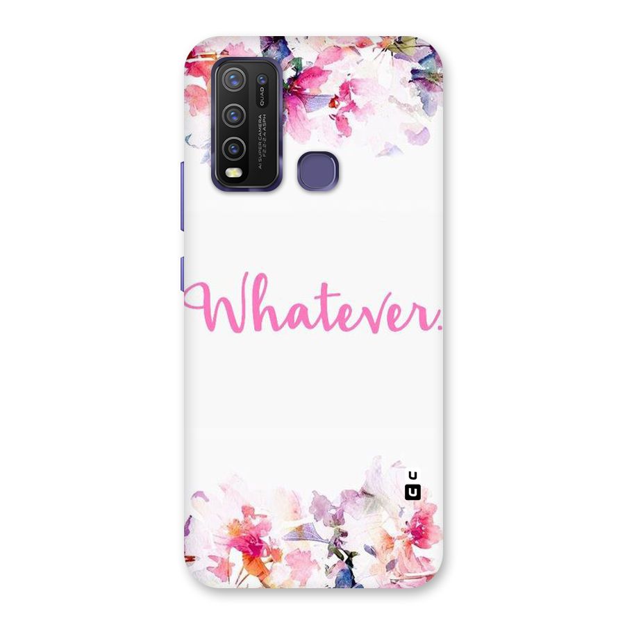 Flower Whatever Back Case for Vivo Y50