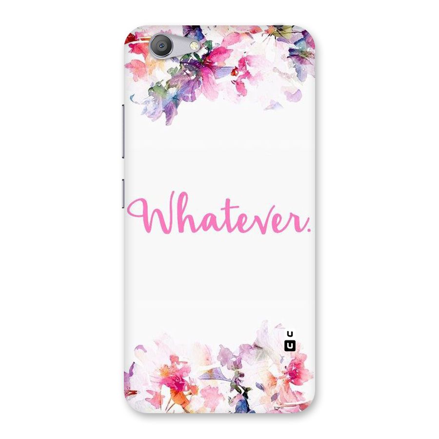 Flower Whatever Back Case for Vivo Y53