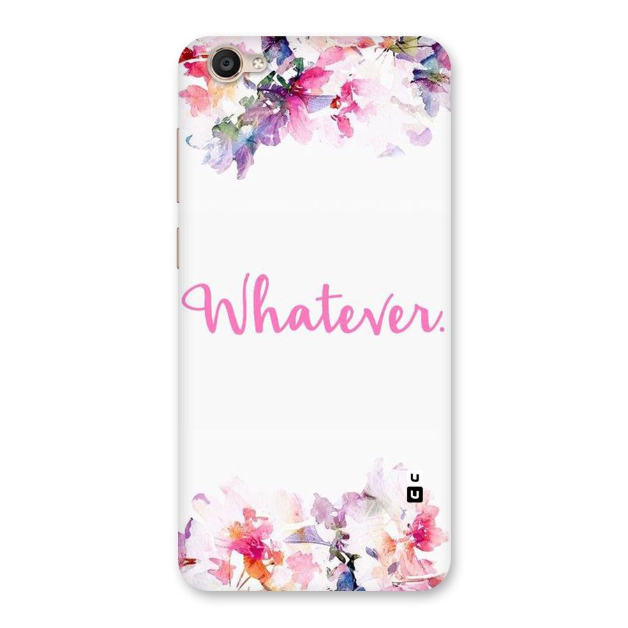 Flower Whatever Back Case for Vivo Y55s