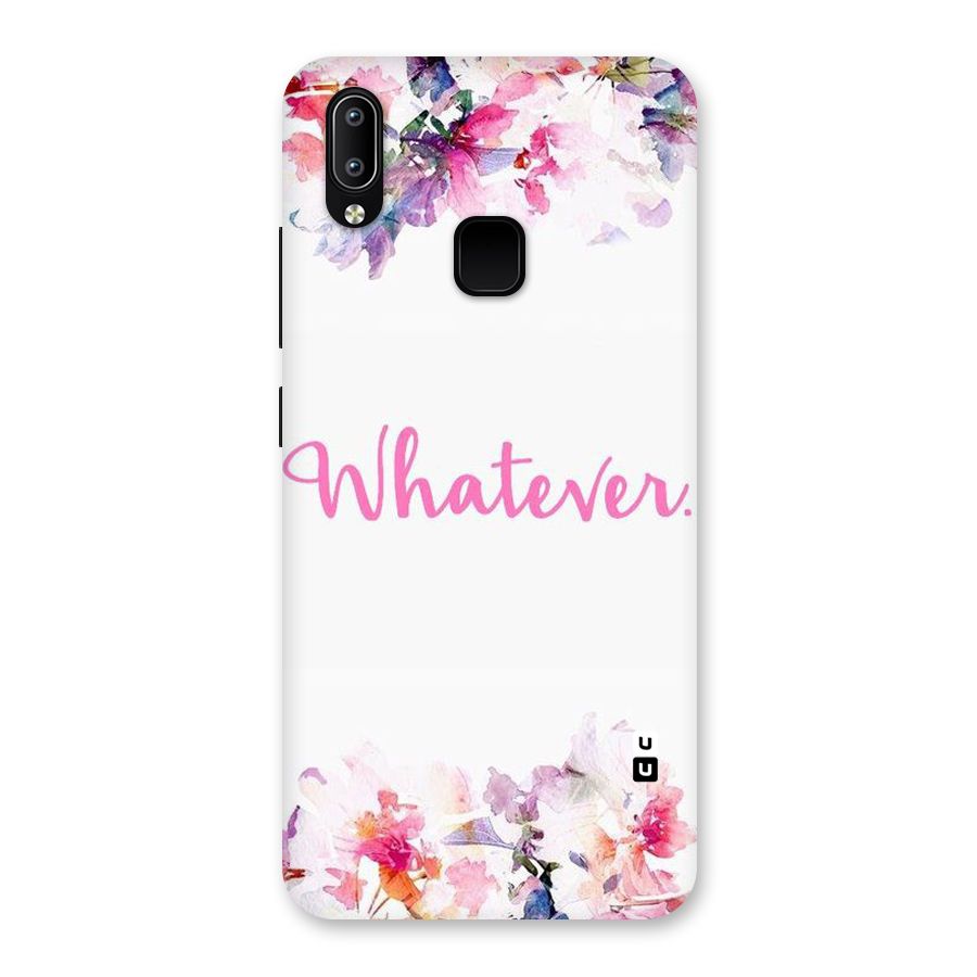 Flower Whatever Back Case for Vivo Y93