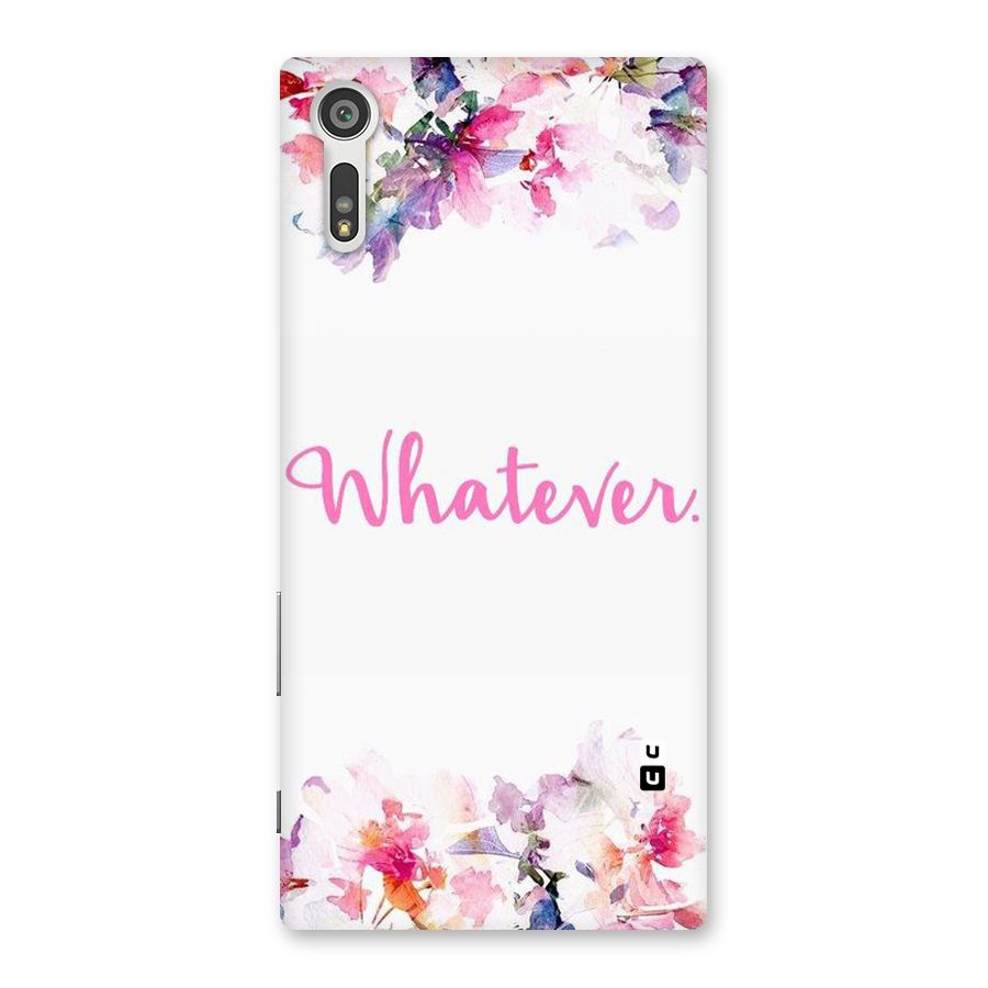 Flower Whatever Back Case for Xperia XZ