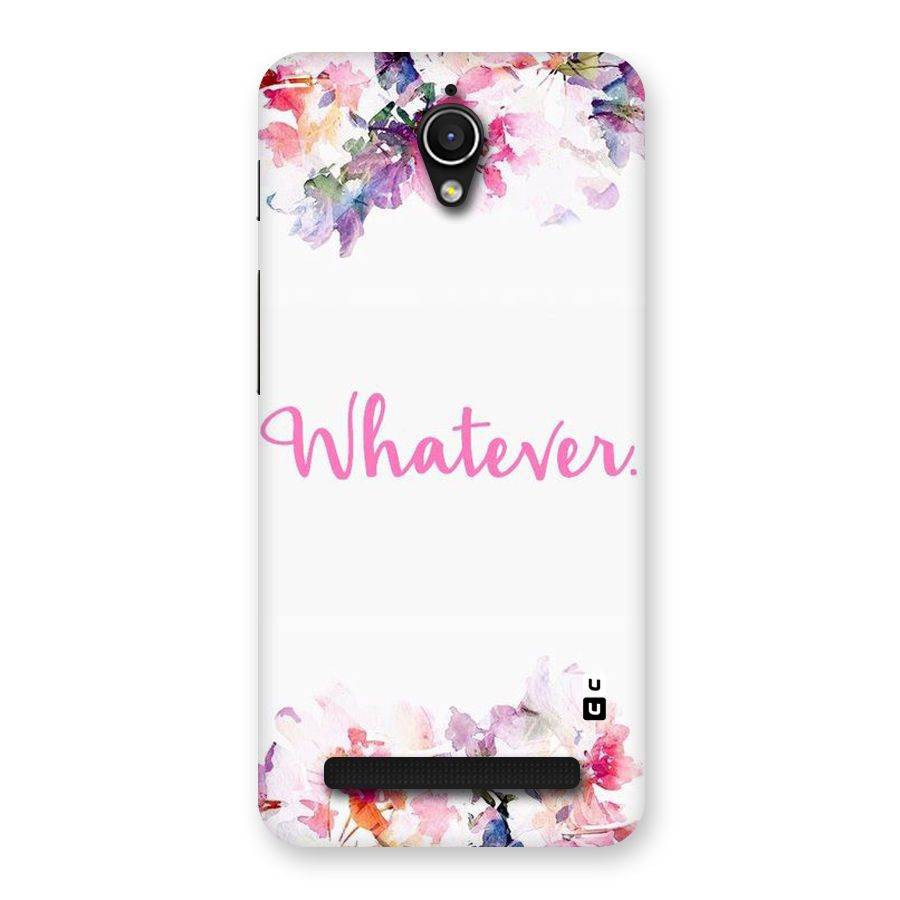 Flower Whatever Back Case for Zenfone Go