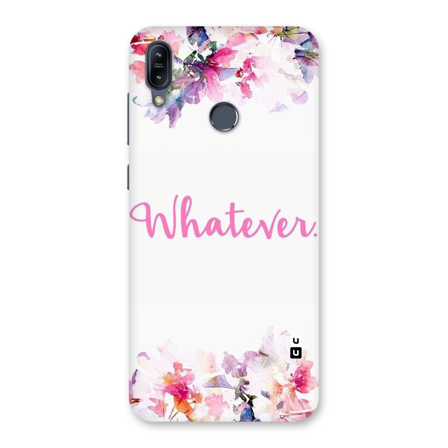 Flower Whatever Back Case for Zenfone Max M2