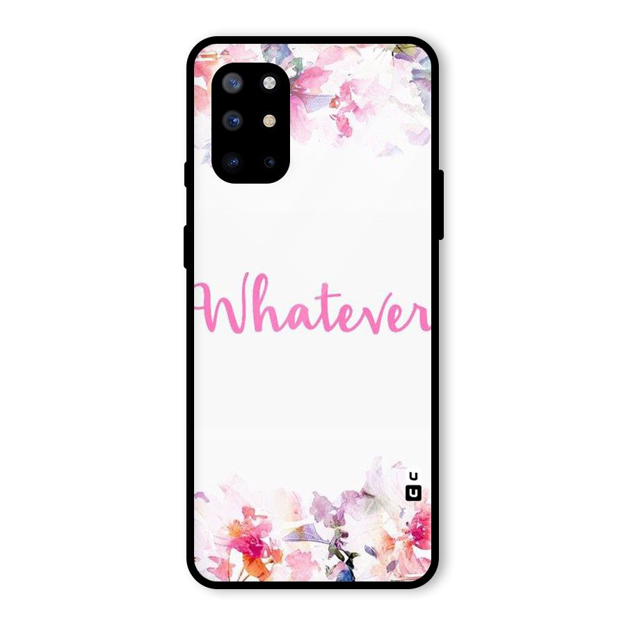 Flower Whatever Glass Back Case for OnePlus 8T