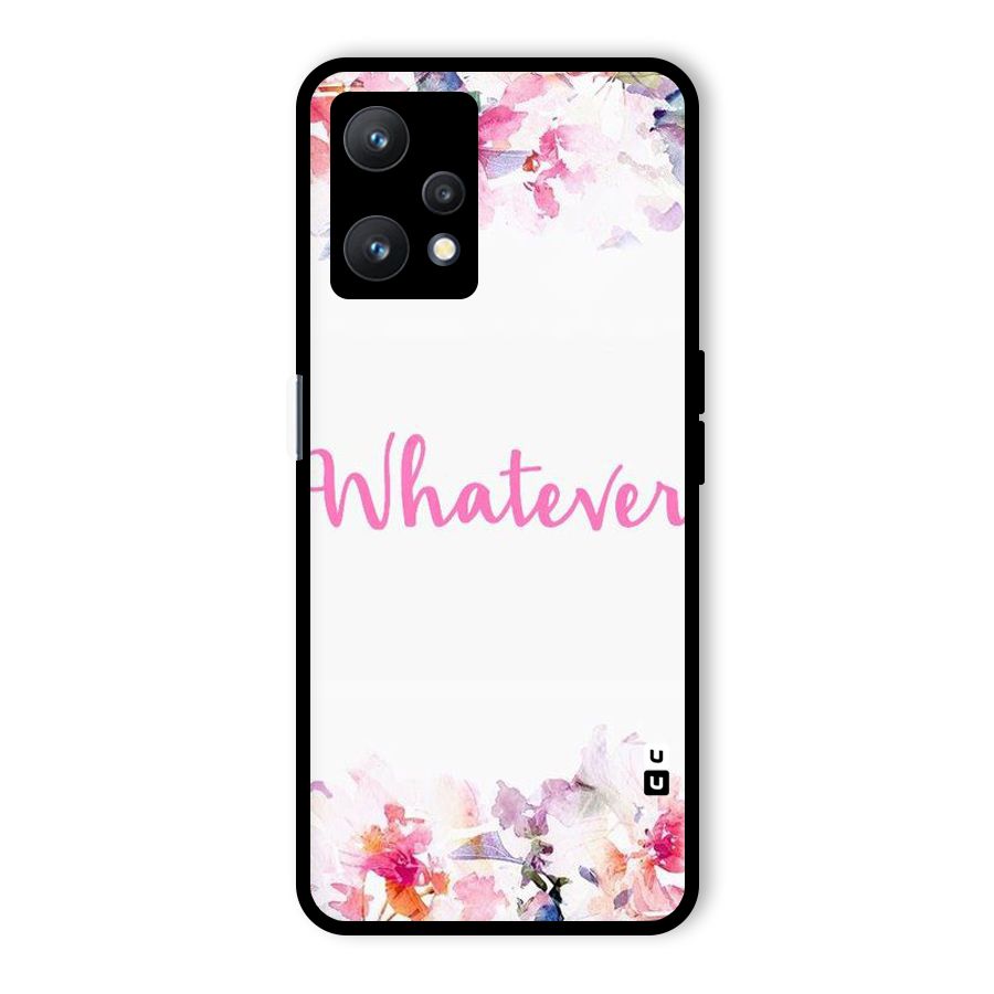 Flower Whatever Glass Back Case for Realme 9 Pro 5G