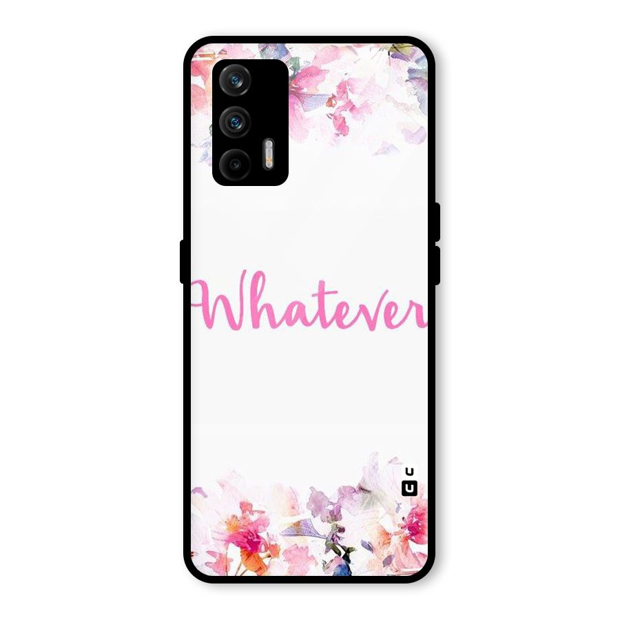 Flower Whatever Glass Back Case for Realme GT 5G