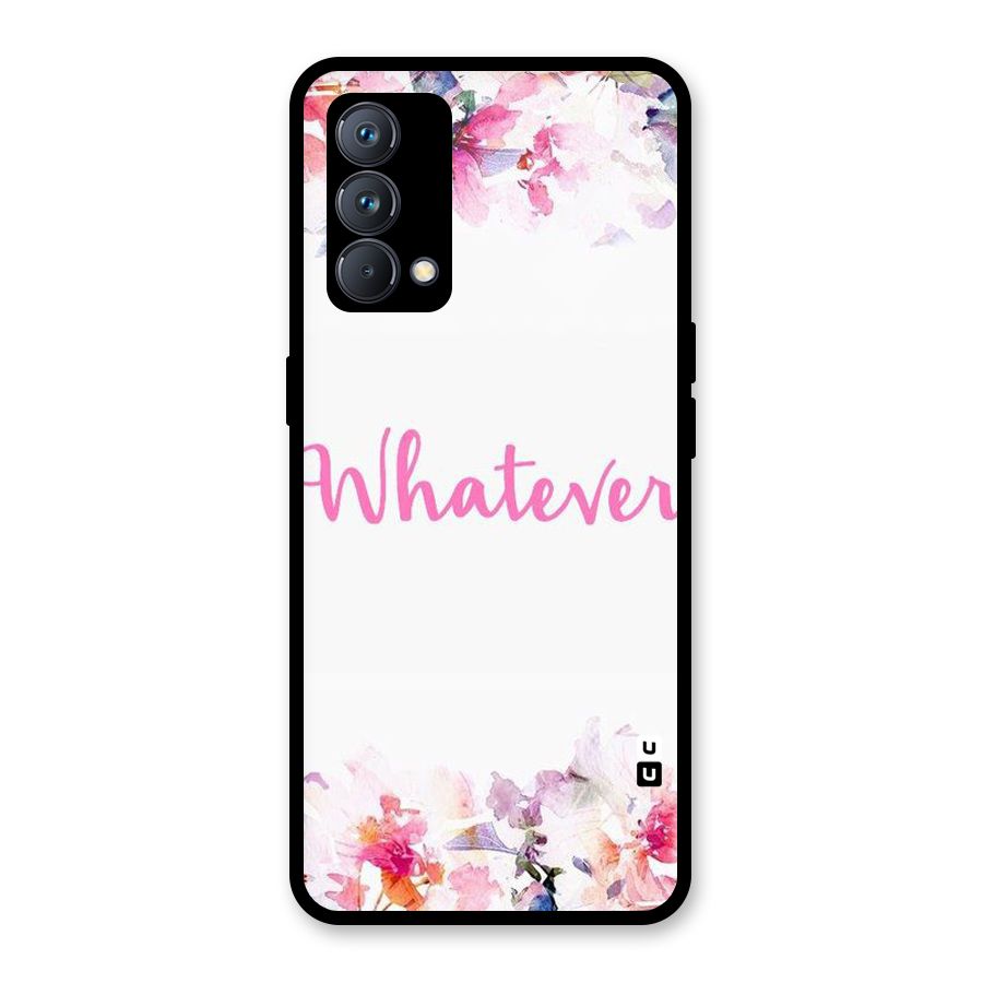 Flower Whatever Glass Back Case for Realme GT Master Edition
