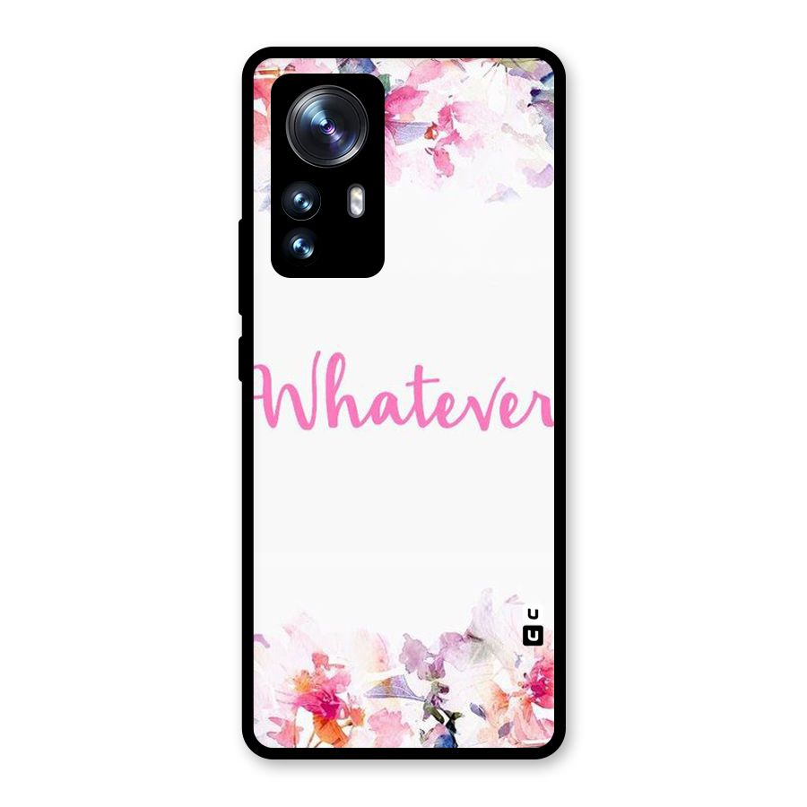 Flower Whatever Glass Back Case for Xiaomi 12 Pro