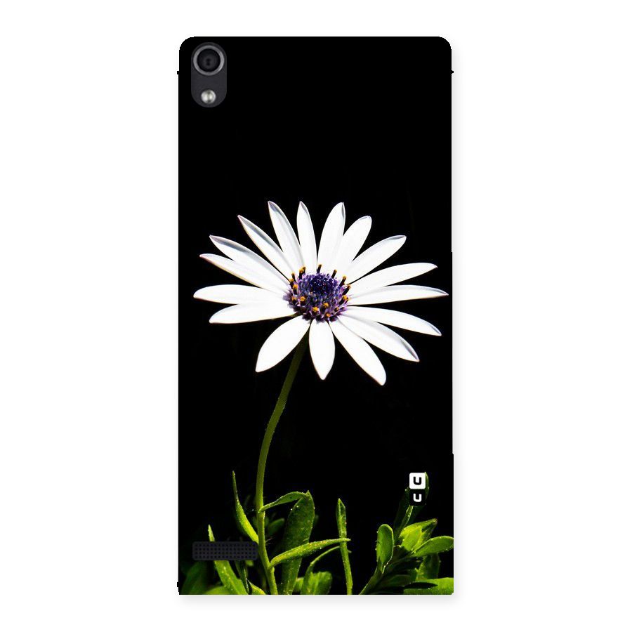 Flower White Spring Back Case for Ascend P6