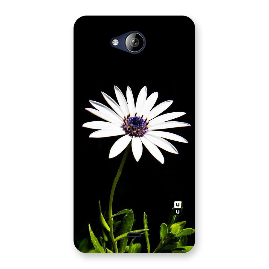 Flower White Spring Back Case for Canvas Play Q355