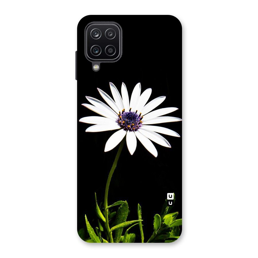Flower White Spring Back Case for Galaxy A12