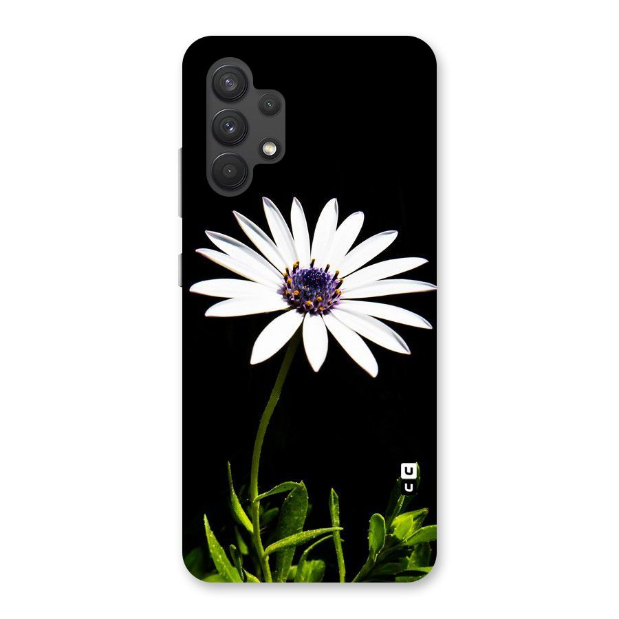 Flower White Spring Back Case for Galaxy A32