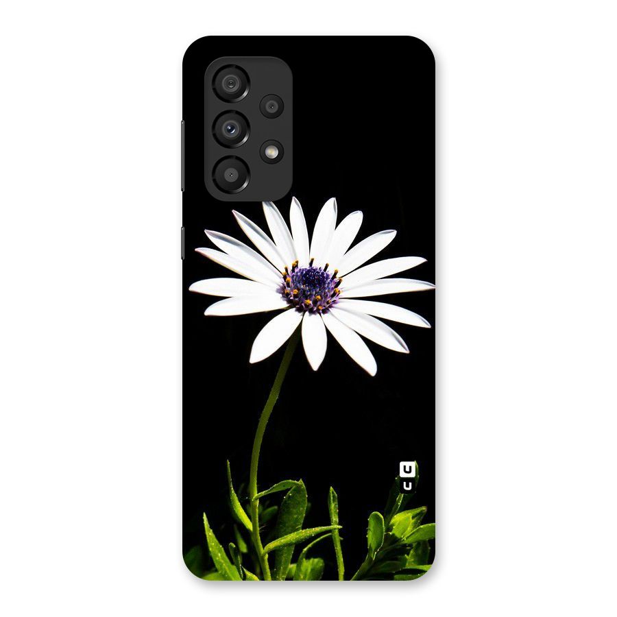 Flower White Spring Back Case for Galaxy A33 5G