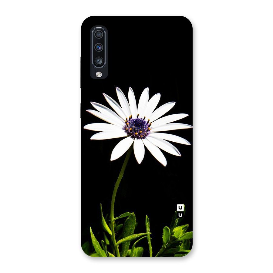 Flower White Spring Back Case for Galaxy A70