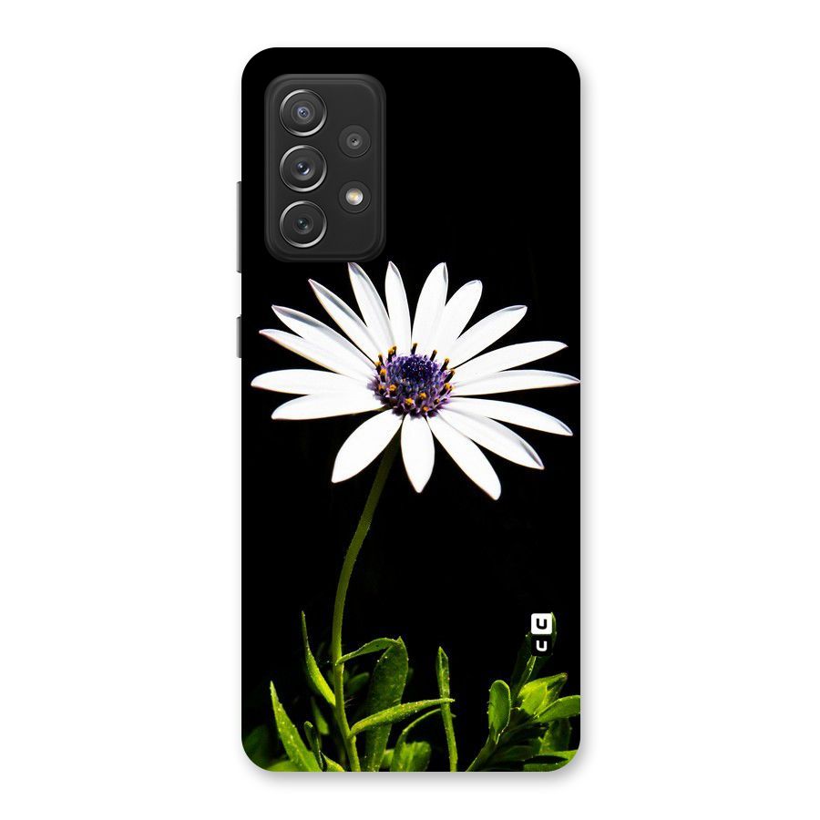 Flower White Spring Back Case for Galaxy A72
