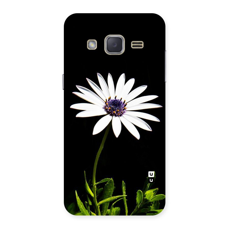 Flower White Spring Back Case for Galaxy J2