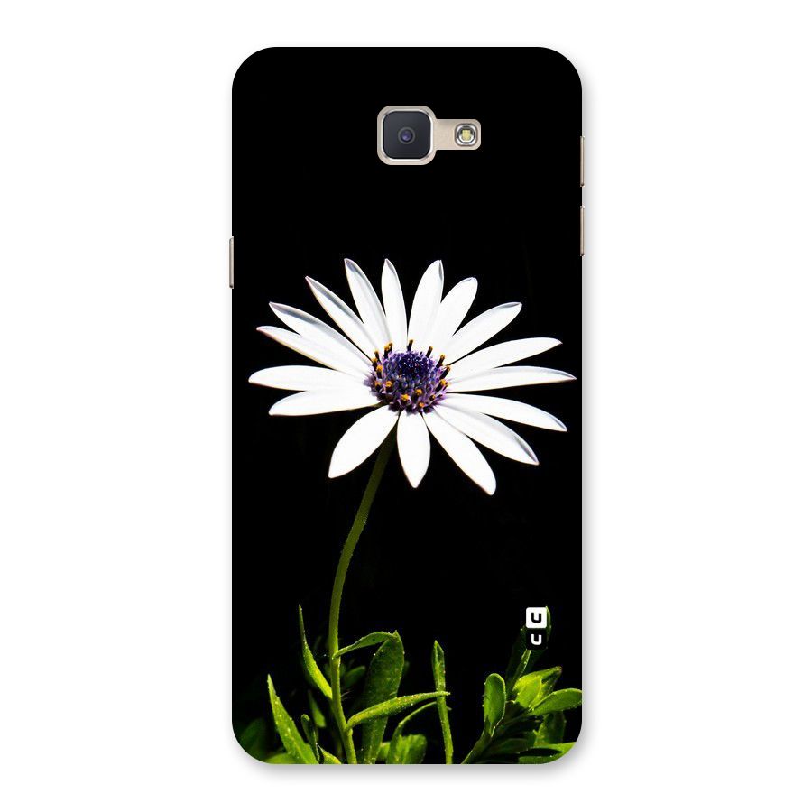 Flower White Spring Back Case for Galaxy J5 Prime