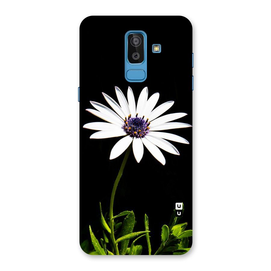 Flower White Spring Back Case for Galaxy J8