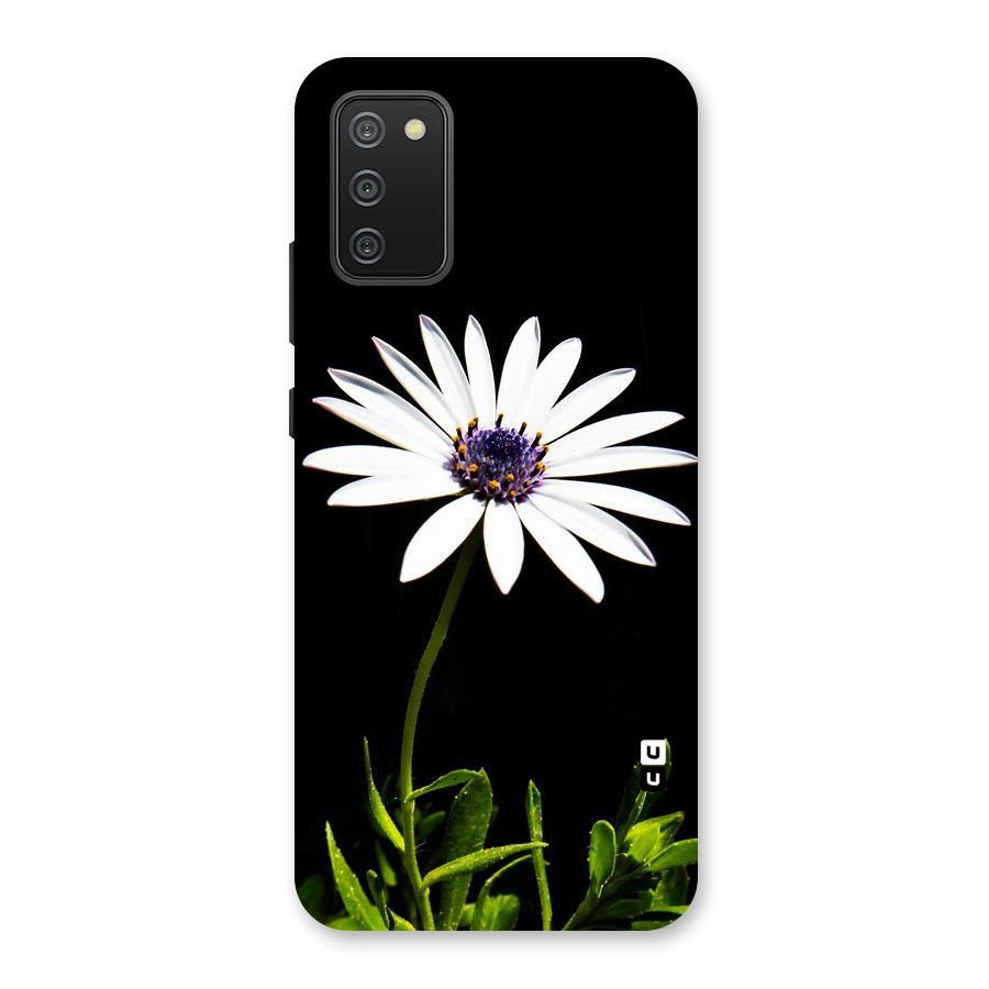 Flower White Spring Back Case for Galaxy M02s