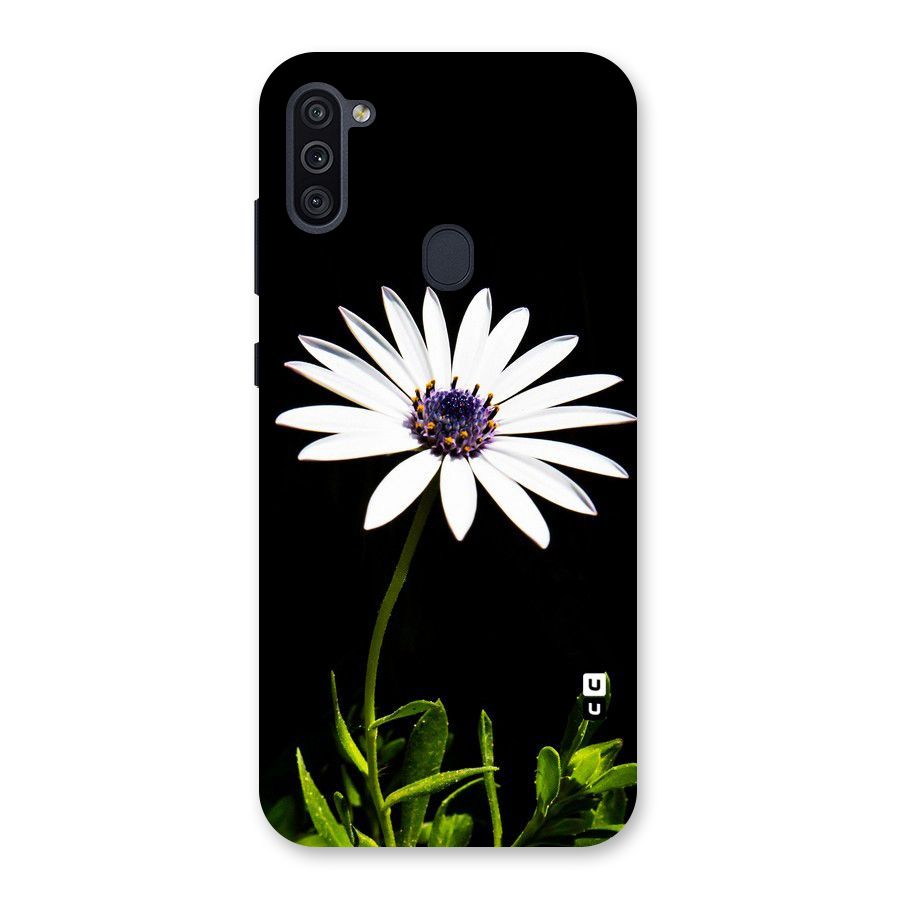 Flower White Spring Back Case for Galaxy M11