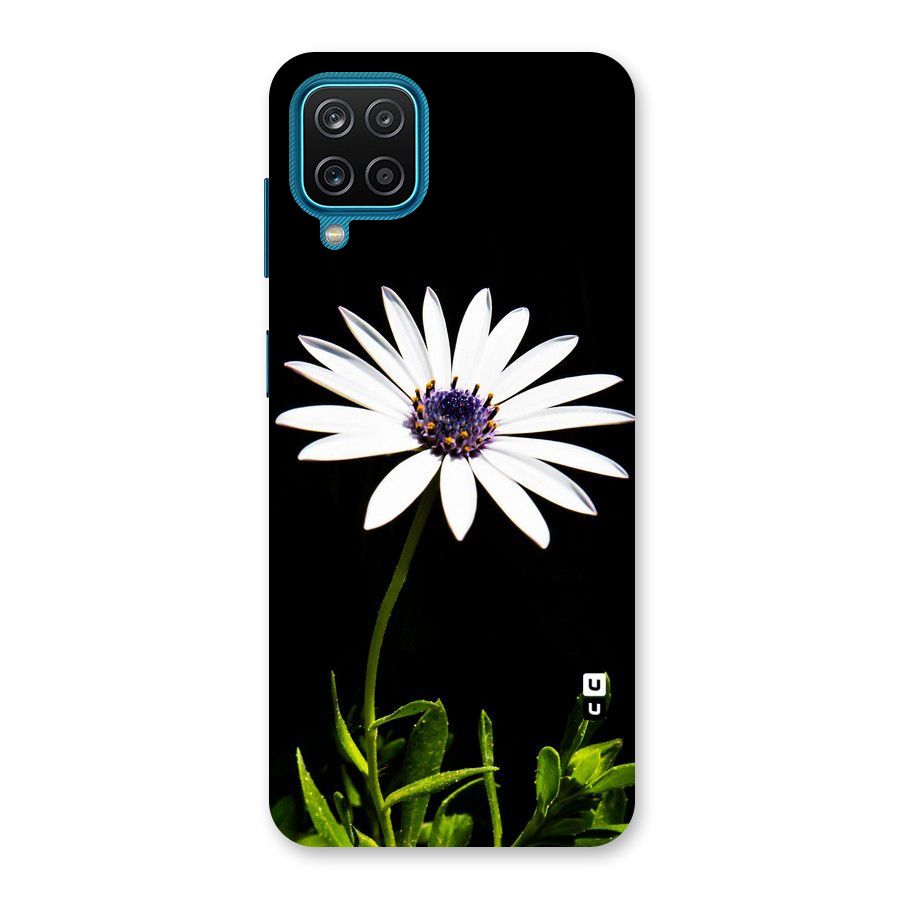 Flower White Spring Back Case for Galaxy M12