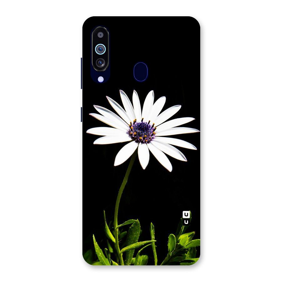 Flower White Spring Back Case for Galaxy M40