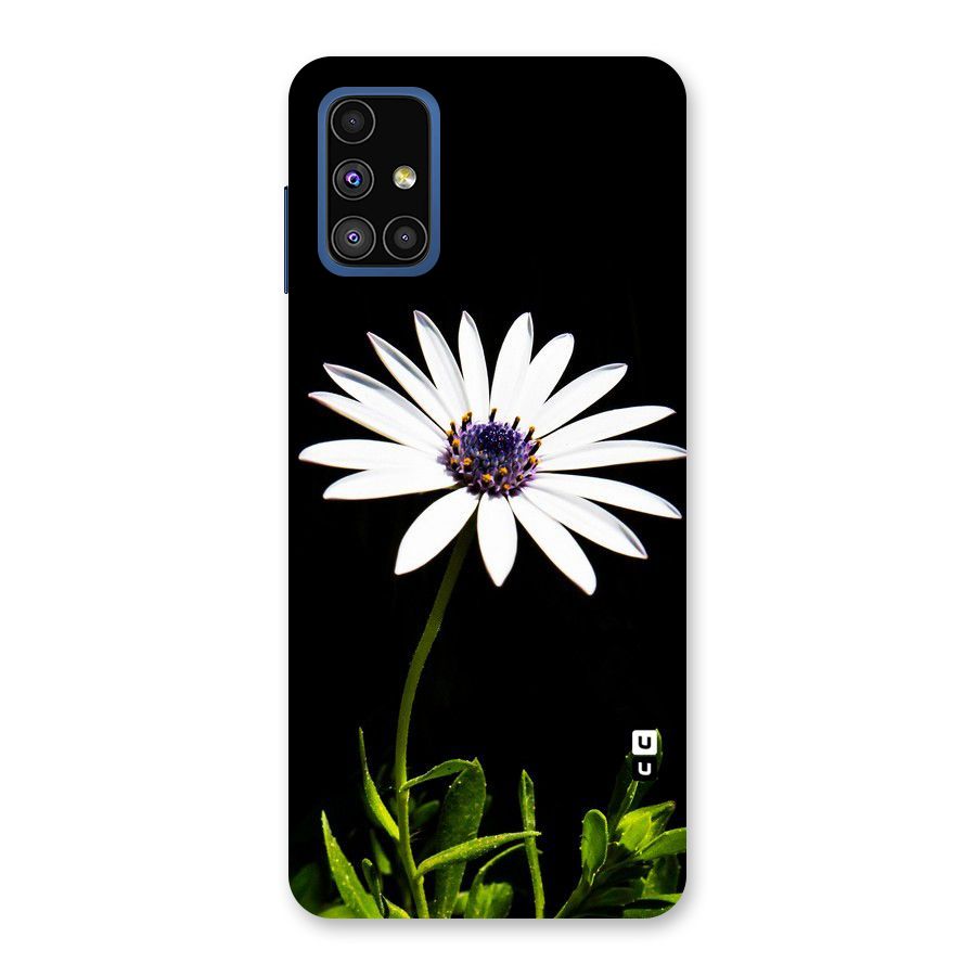 Flower White Spring Back Case for Galaxy M51