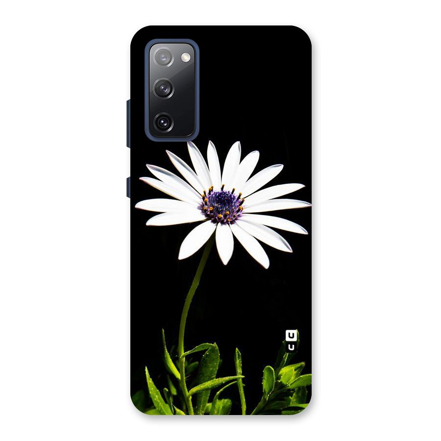Flower White Spring Back Case for Galaxy S20 FE