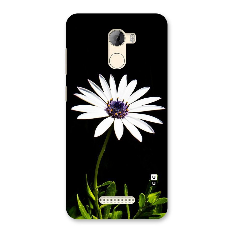 Flower White Spring Back Case for Gionee A1 LIte
