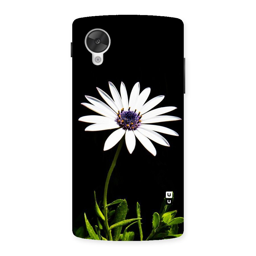 Flower White Spring Back Case for Google Nexsus 5