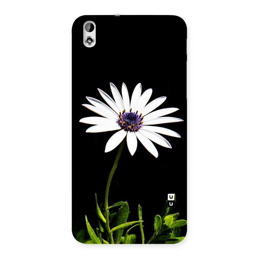 Flower White Spring Back Case for HTC Desire 816