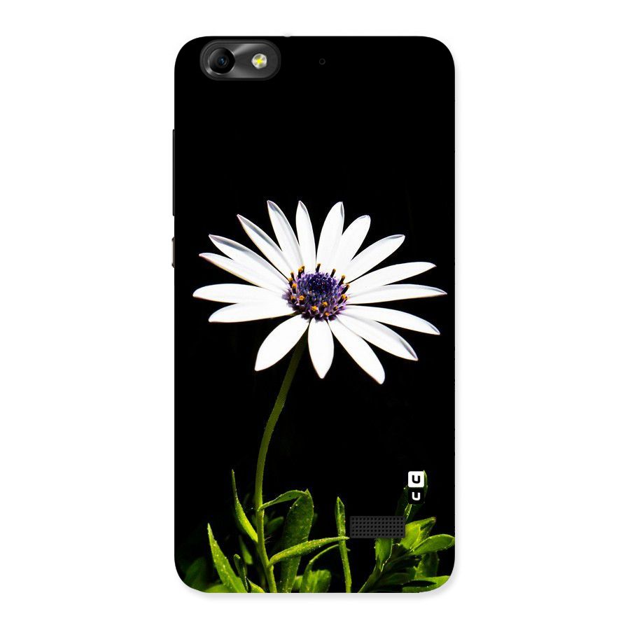 Flower White Spring Back Case for Honor 4C
