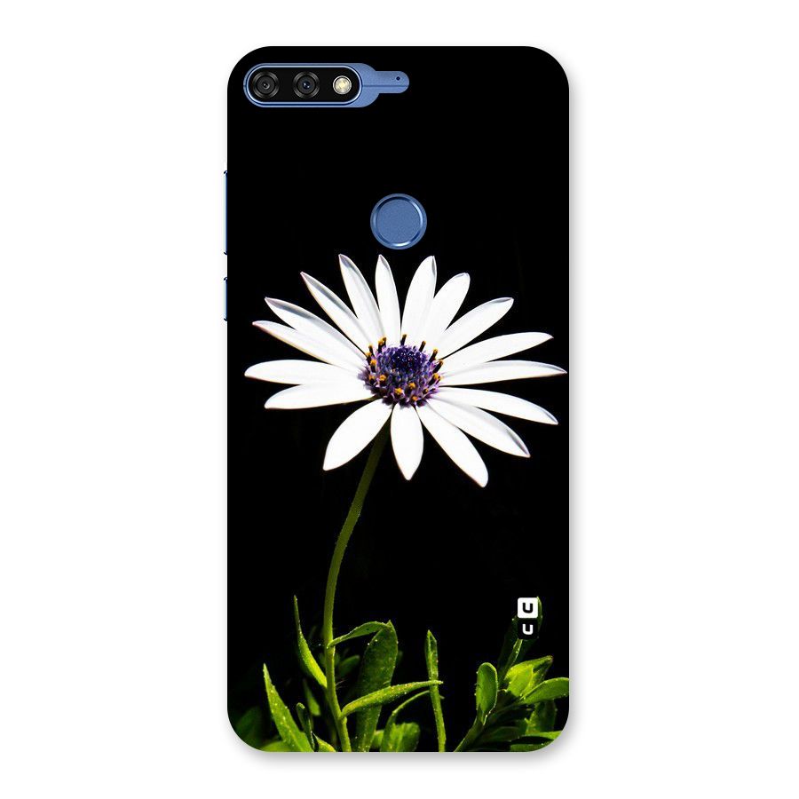 Flower White Spring Back Case for Honor 7C