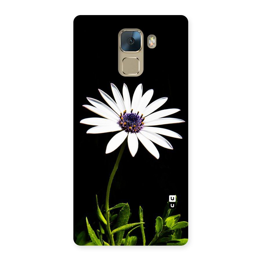 Flower White Spring Back Case for Huawei Honor 7