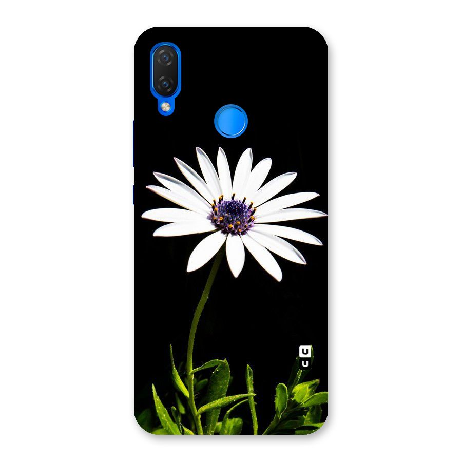 Flower White Spring Back Case for Huawei P Smart+