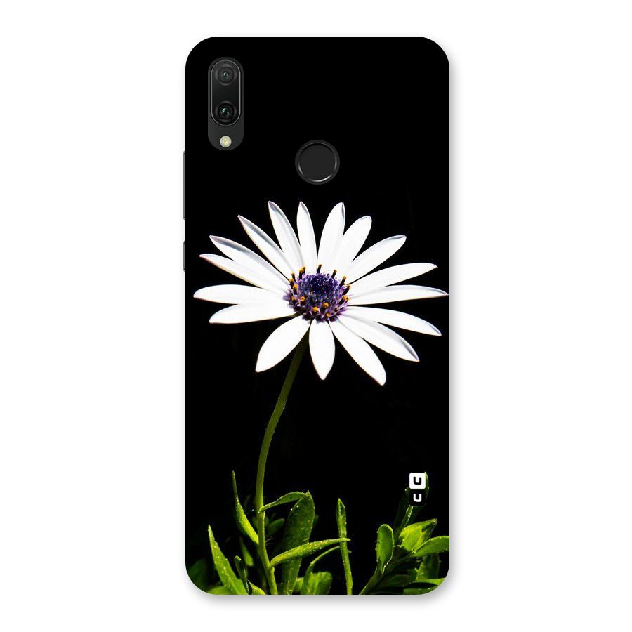 Flower White Spring Back Case for Huawei Y9 (2019)