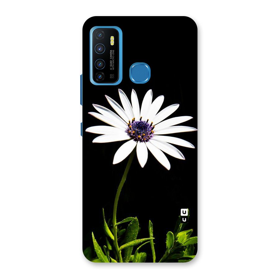 Flower White Spring Back Case for Infinix Hot 9