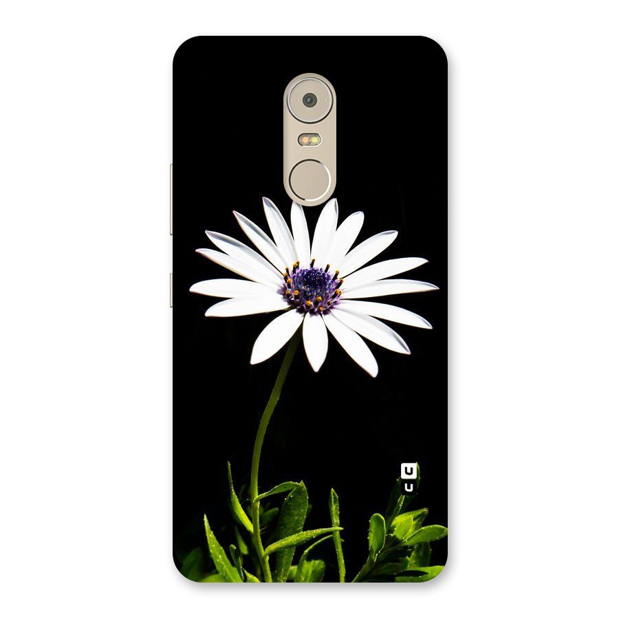 Flower White Spring Back Case for Lenovo K6 Note
