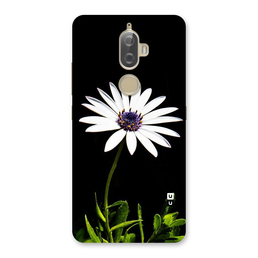 Flower White Spring Back Case for Lenovo K8 Plus
