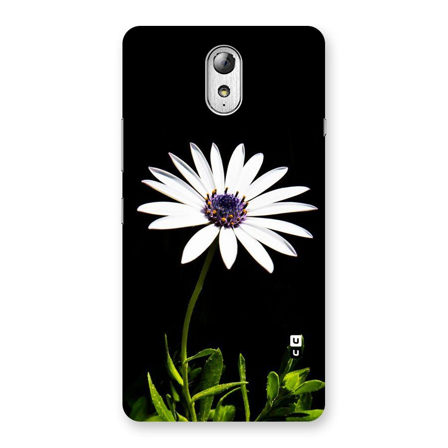 Flower White Spring Back Case for Lenovo Vibe P1M