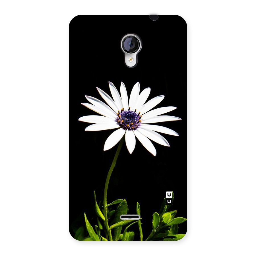 Flower White Spring Back Case for Micromax Unite 2 A106