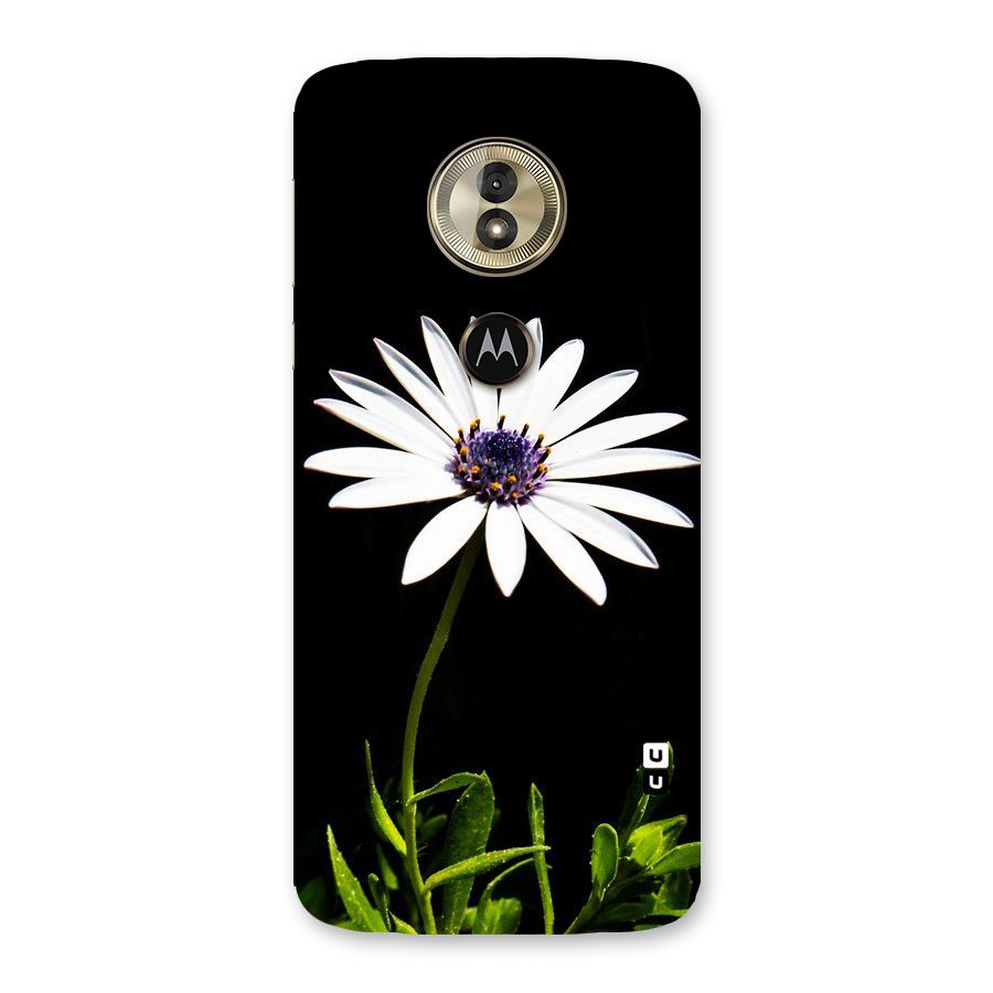 Flower White Spring Back Case for Moto G6 Play