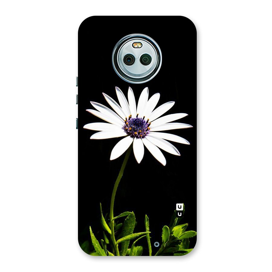 Flower White Spring Back Case for Moto X4