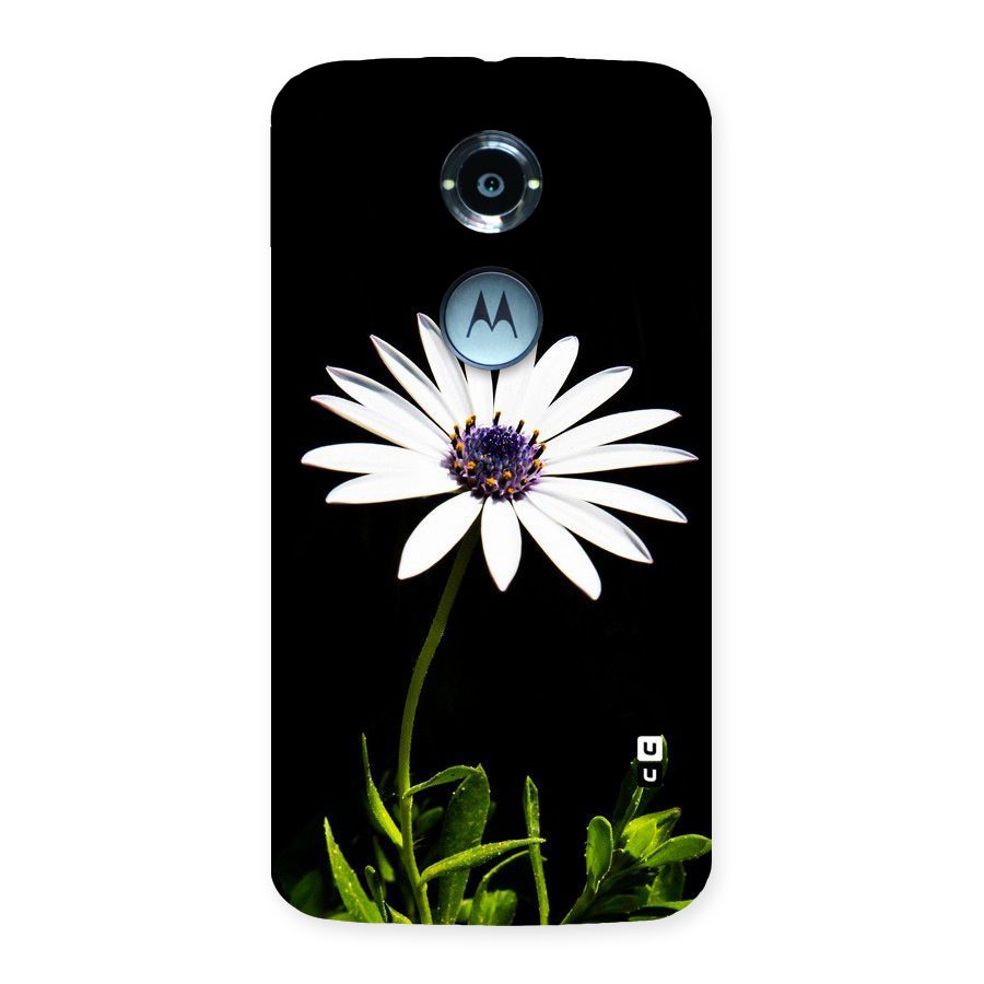 Flower White Spring Back Case for Moto X 2nd Gen