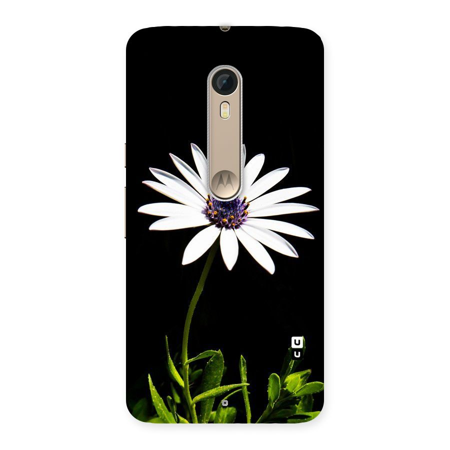 Flower White Spring Back Case for Motorola Moto X Style