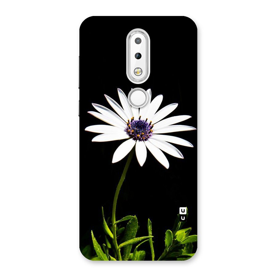 Flower White Spring Back Case for Nokia 6.1 Plus