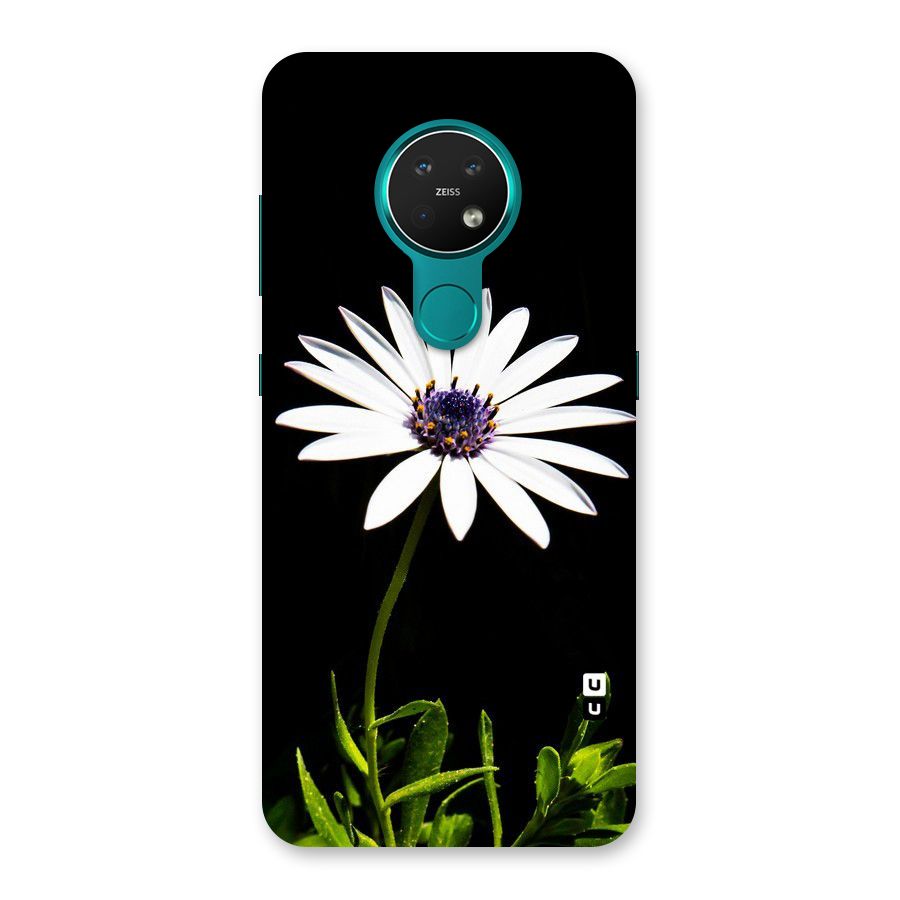 Flower White Spring Back Case for Nokia 7.2