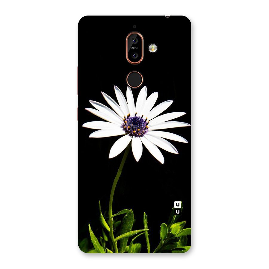 Flower White Spring Back Case for Nokia 7 Plus