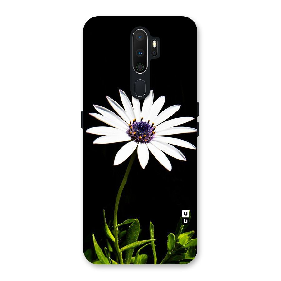 Flower White Spring Back Case for Oppo A5 (2020)